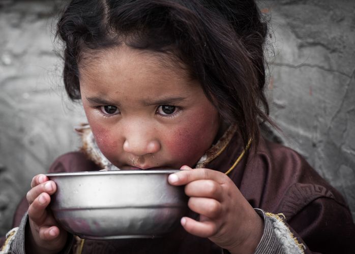 alt Tibetská holčička